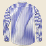 Bold Stripe Standard Shirt - Blue/White - Alex Mill - STAG Provisions - Tops - L/S Woven - Stripe