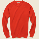 French Terry Sweatshirt - Berry Red - Alex Mill - STAG Provisions - Tops - Fleece / Sweatshirt