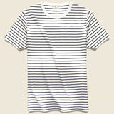 Standard Crew Tee - Navy Stripe - Alex Mill - STAG Provisions - Tops - S/S Tee