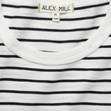 Standard Crew Tee - Navy Stripe - Alex Mill - STAG Provisions - Tops - S/S Tee