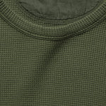 Waffle Crewneck - Deep Olive - Alex Mill - STAG Provisions - Tops - L/S Knit