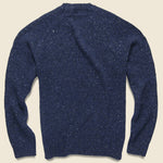 Alpaca Wool Donegal Crew Sweater - Fisherman Blue - Alex Mill - STAG Provisions - Tops - Sweater