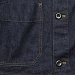 Nepped Denim Shirt Jacket - Rinse - Alex Mill - STAG Provisions - Outerwear - Shirt Jacket