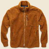 Zip Sherpa Jacket - Toffee - Alex Mill - STAG Provisions - Outerwear - Coat / Jacket