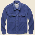 Moleskin Work Jacket - Navy - Alex Mill - STAG Provisions - Outerwear - Shirt Jacket