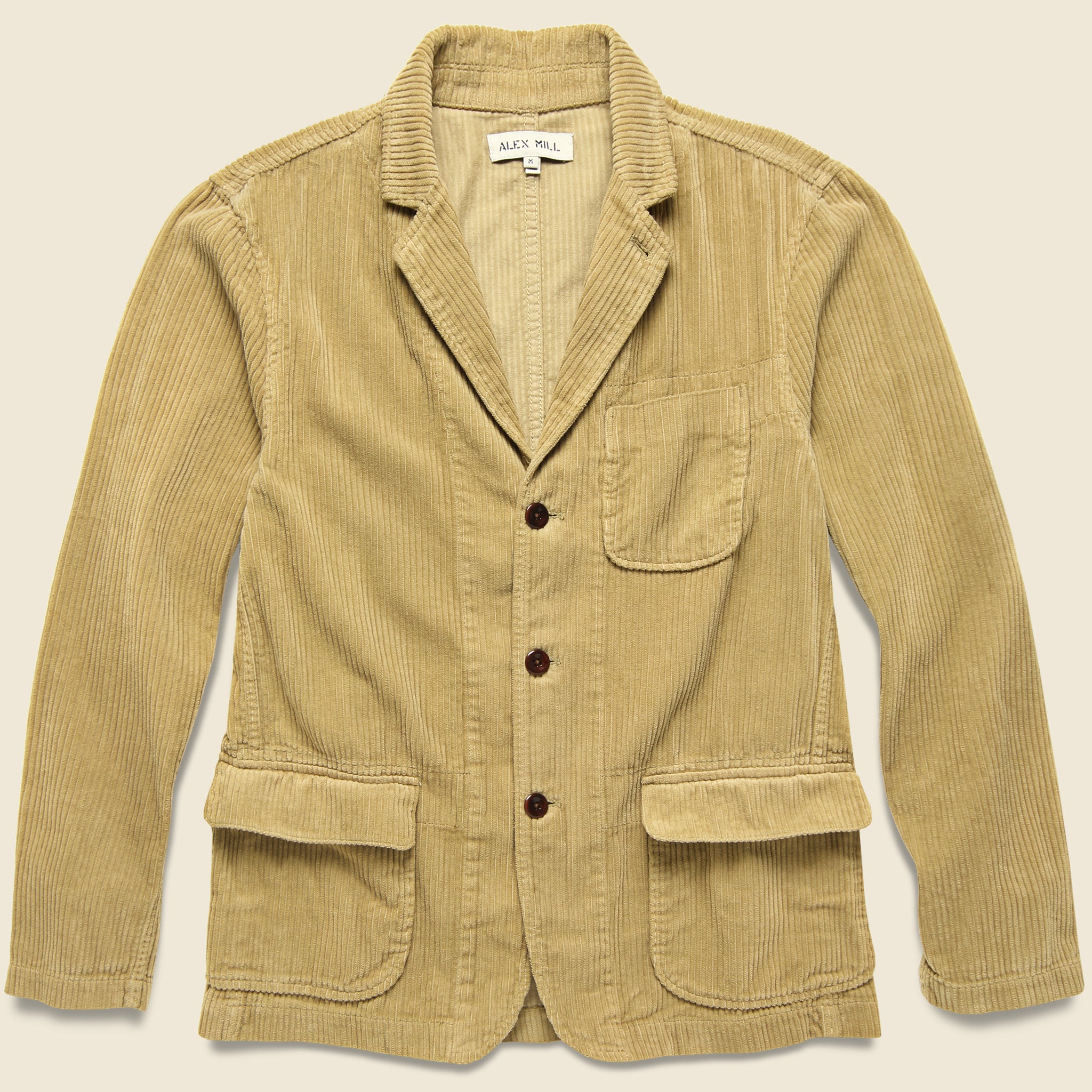 Rugged Corduroy Mill Blazer - Khaki - Alex Mill - STAG Provisions - Suiting - Sport Coat