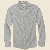 Mini Gingham Shirt - Black/White - Alex Mill - STAG Provisions - Tops - L/S Woven - Plaid
