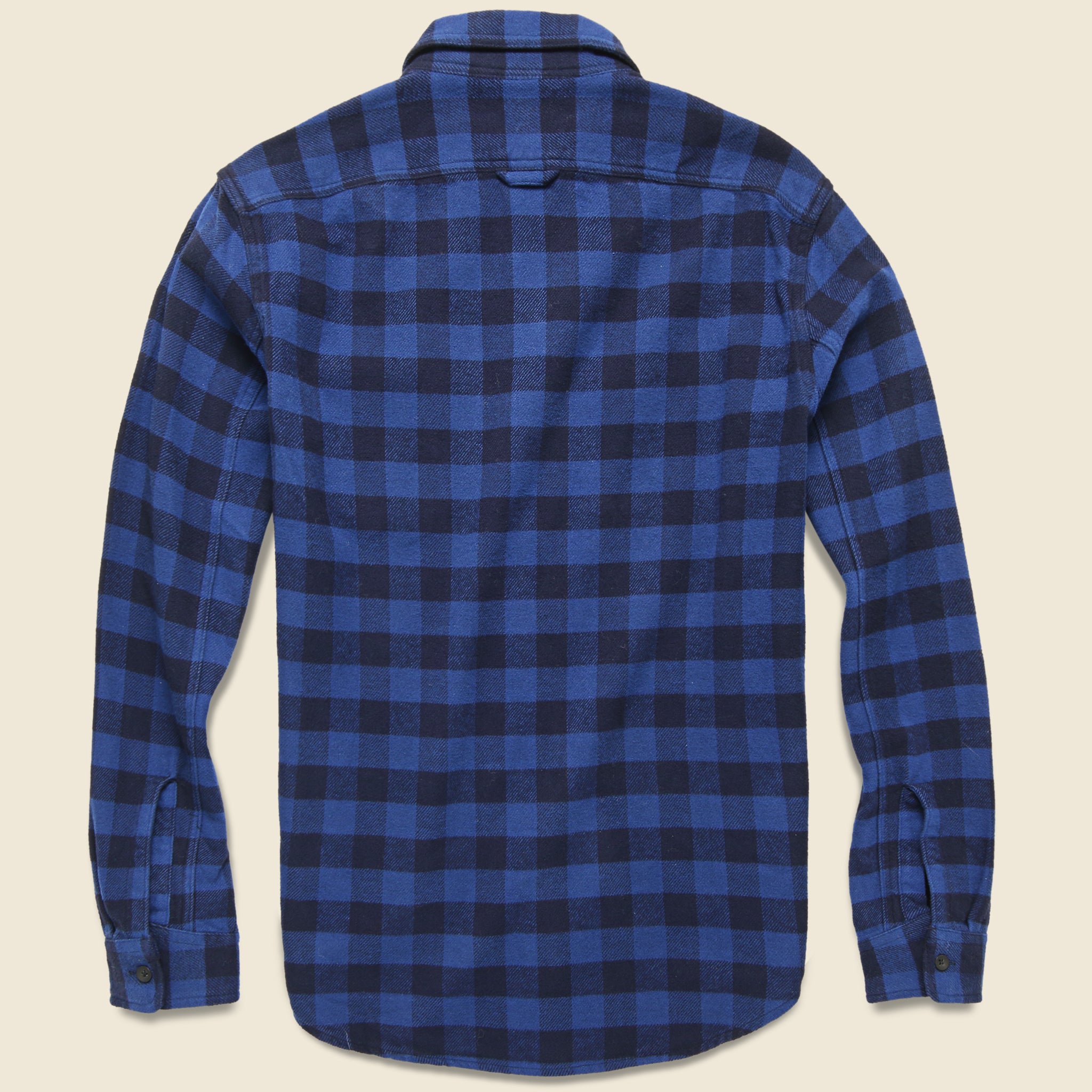 Buffalo Plaid Chore Flannel - Indigo - Alex Mill - STAG Provisions - Tops - L/S Woven - Plaid