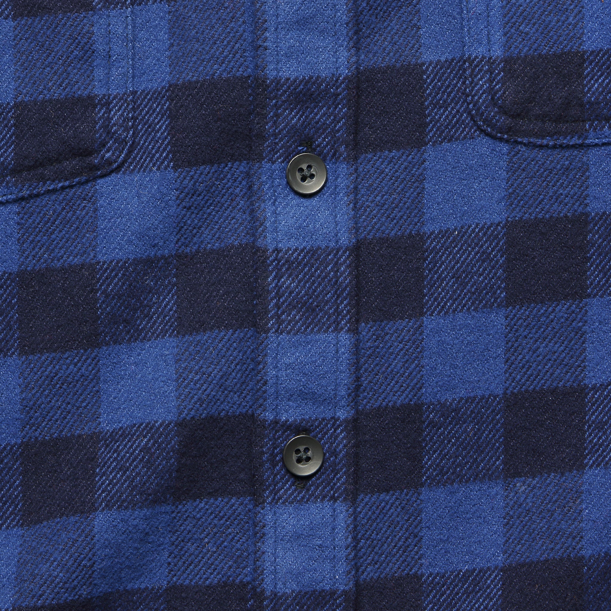 Buffalo Plaid Chore Flannel - Indigo - Alex Mill - STAG Provisions - Tops - L/S Woven - Plaid