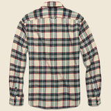 Plaid Patch & Flap Flannel - Ivory/Navy - Alex Mill - STAG Provisions - Tops - L/S Woven - Plaid