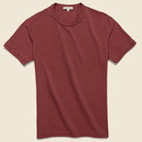 Standard Slub Cotton Tee - Bordeaux - Alex Mill - STAG Provisions - Tops - S/S Tee