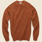 Fuzzy Raglan Crewneck Sweater - Toffee - Alex Mill - STAG Provisions - Tops - Sweater