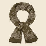 Wool Bandana Scarf - Green - Alex Mill - STAG Provisions - Accessories - Scarves