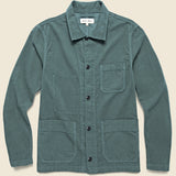 Fine Corduroy Work Jacket  - Dark Spruce - Alex Mill - STAG Provisions - Outerwear - Coat / Jacket