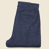 Denim Standard Pleated Pant - Indigo - Alex Mill - STAG Provisions - Pants - Denim