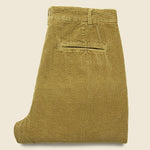 Rugged Corduroy Standard Pleated Pant - Khaki - Alex Mill - STAG Provisions - Pants - Corduroy