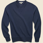 Garment Dyed Crewneck Sweatshirt - Navy - Alex Mill - STAG Provisions - Tops - Fleece / Sweatshirt