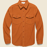 Chamois Frontier Shirt - Amber - Alex Mill - STAG Provisions - Tops - L/S Woven - Solid