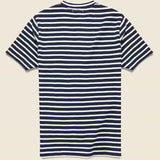 Stripe Slub Pocket Tee - Natural/Navy - Alex Mill - STAG Provisions - Tops - S/S Tee