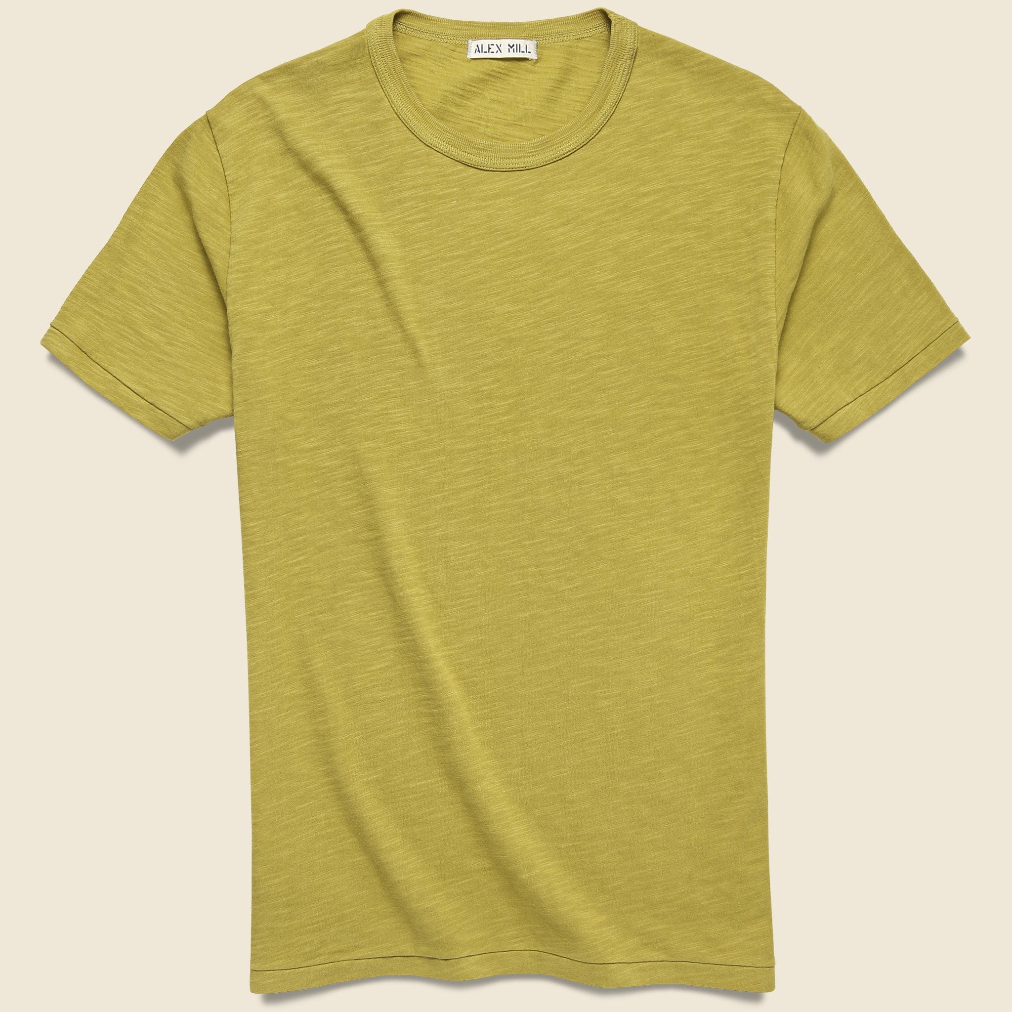 Standard Crew Tee - Golden Olive - Alex Mill - STAG Provisions - Tops - S/S Tee