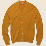 Merino Wool Cardigan - Golden Khaki - Alex Mill - STAG Provisions - Tops - Sweater