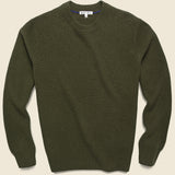 Cashmere Jordan Sweater - Deep Olive - Alex Mill - STAG Provisions - Tops - Sweater