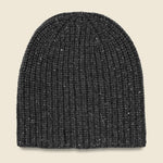 Cashmere Donegal Beanie - Charcoal - Alex Mill - STAG Provisions - Accessories - Hats