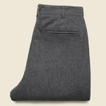 Italian Wool Pleated Pant - Charcoal - Alex Mill - STAG Provisions - Suiting - Suit Pant