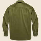 Easy Cord Shirt - Dark Olive - Alex Mill - STAG Provisions - Tops - L/S Woven - Corduroy