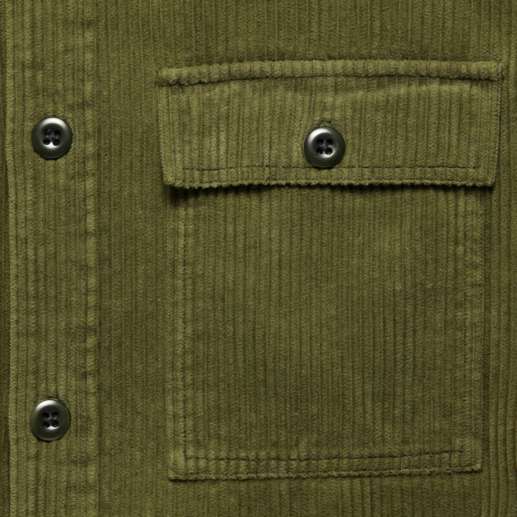 Easy Cord Shirt - Dark Olive - Alex Mill - STAG Provisions - Tops - L/S Woven - Corduroy