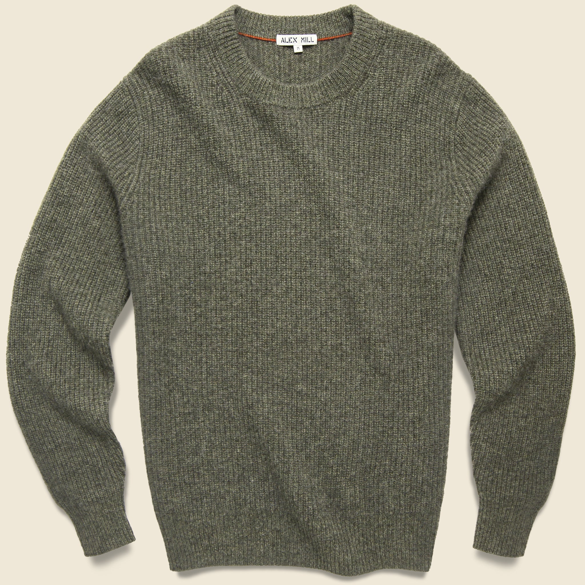 Cashmere Jordan Sweater - Heather Olive - Alex Mill - STAG Provisions - Tops - Sweater