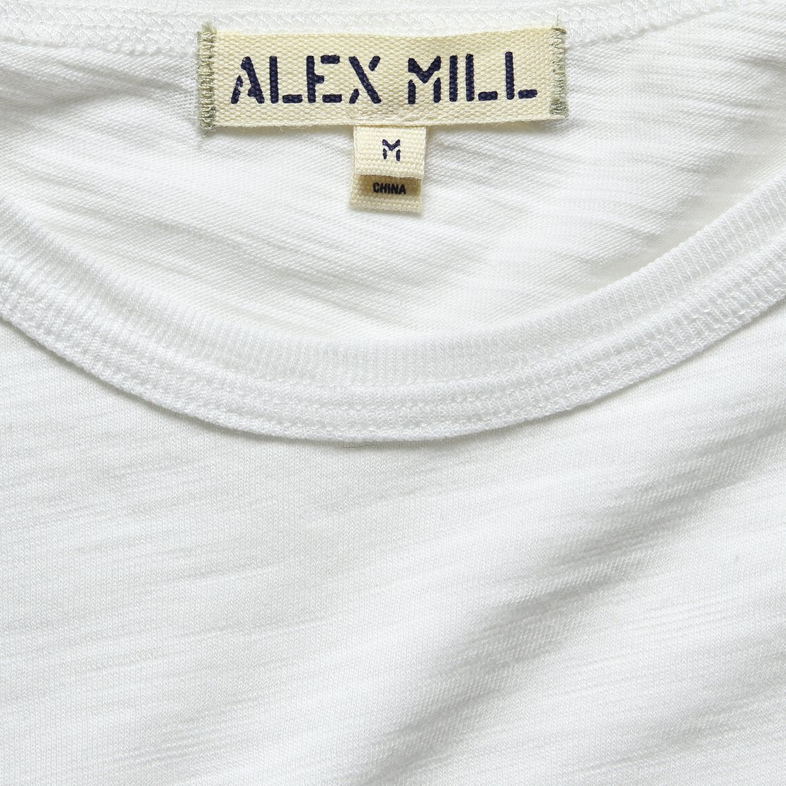 New Standard Slub Crew Tee - White - Alex Mill - STAG Provisions - Tops - L/S Tee
