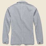 Gingham Seersucker Suit Jacket - Navy/White - Alex Mill - STAG Provisions - Suiting - Sport Coat