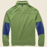 Compact Terry Popover Sweatshirt - Army Olive - Alex Mill - STAG Provisions - Tops - Fleece / Sweatshirt