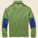 Compact Terry Popover Sweatshirt - Army Olive - Alex Mill - STAG Provisions - Tops - Fleece / Sweatshirt