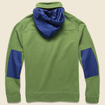 Compact Terry Popover Sweatshirt - Army Olive - Alex Mill - STAG Provisions - Tops - Fleece / Sweatshirt