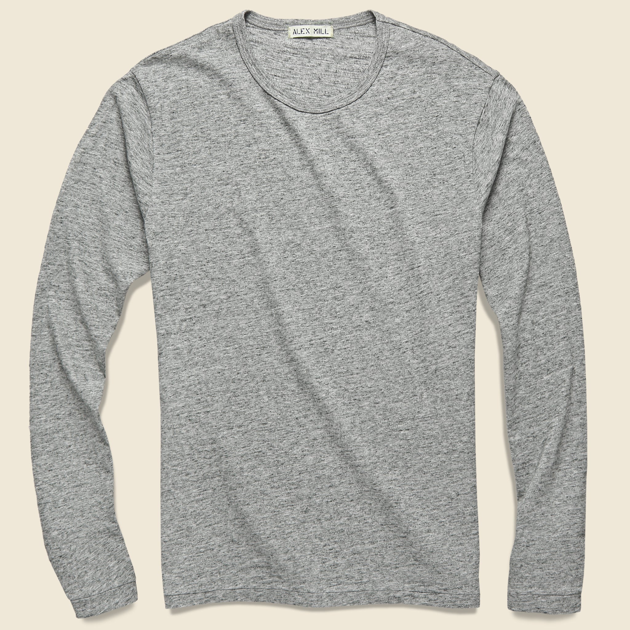 New Standard Slub Crew Tee - Heather Grey - Alex Mill - STAG Provisions - Tops - L/S Tee