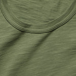 New Standard Slub Crew Tee - Military Green - Alex Mill - STAG Provisions - Tops - L/S Tee