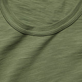 New Standard Slub Crew Tee - Military Green - Alex Mill - STAG Provisions - Tops - L/S Tee