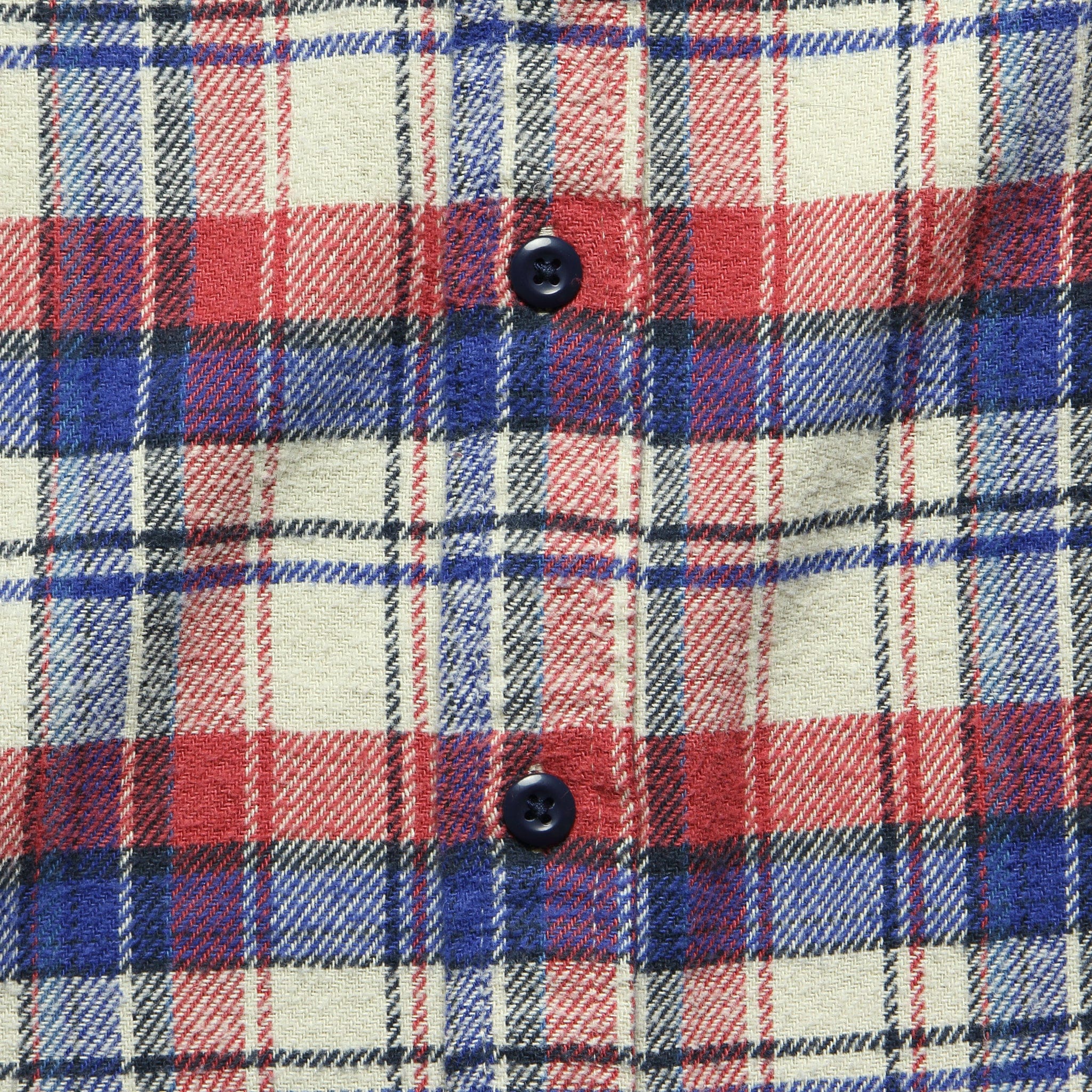 Spring Plaid Flannel Shirt - Red/Blue/Cream - Alex Mill - STAG Provisions - Tops - L/S Woven - Plaid
