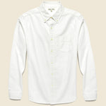 Overdyed Oxford Shirt - White - Alex Mill - STAG Provisions - Tops - L/S Woven - Solid