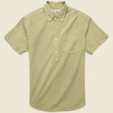Paper Poplin Popover Shirt - Vintage Khaki - Alex Mill - STAG Provisions - Tops - S/S Woven - Solid