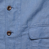 Mini Herringbone Sack Jacket - Light Blue - Alex Mill - STAG Provisions - Outerwear - Coat / Jacket