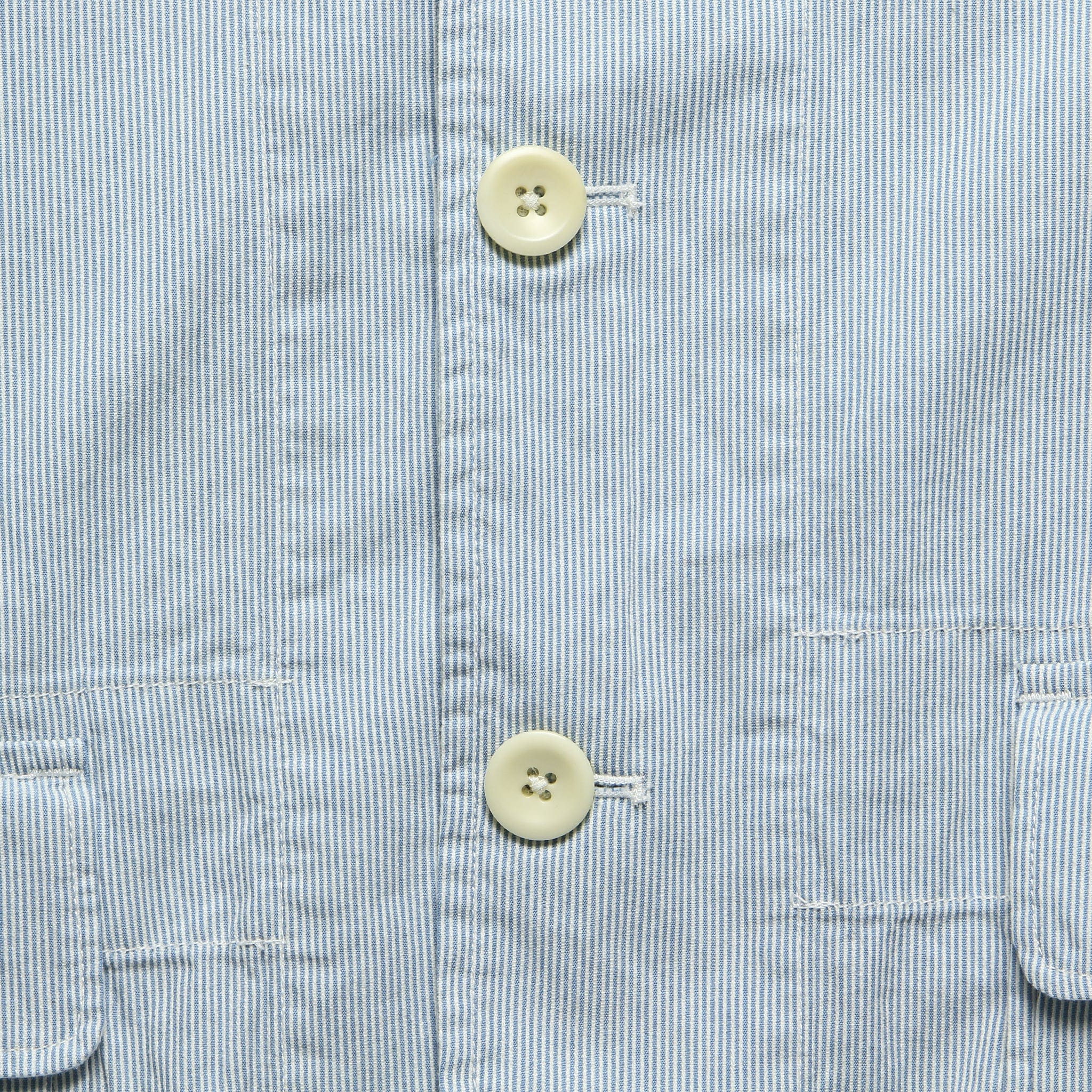 
                          Striped Sack Jacket - Blue/White - Alex Mill - STAG Provisions - Outerwear - Coat / Jacket
                        