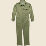 Unisex Chino Jumpsuit - Military Green - Alex Mill - STAG Provisions - Pants - Jumpsuit