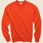 Crew Neck Sweatshirt - Chili - Alex Mill - STAG Provisions - Tops - Fleece / Sweatshirt