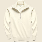 Half Zip Fleece - Natural - Alex Mill - STAG Provisions - Tops - Fleece / Sweatshirt