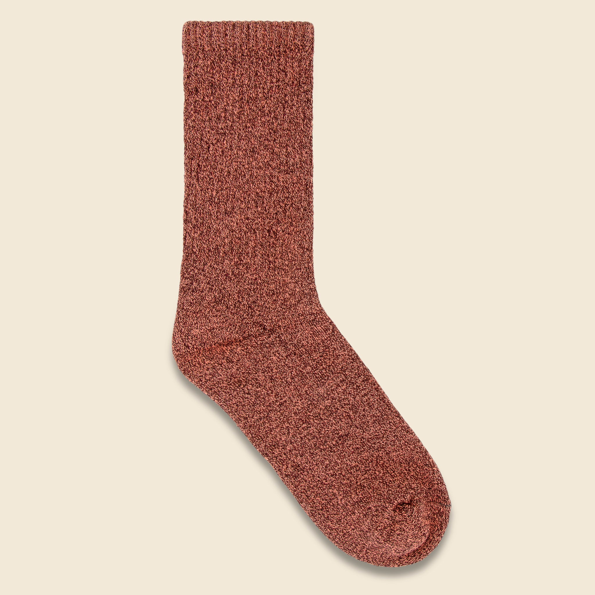 Recycled Marled Sock - Sienna Marl - American Trench - STAG Provisions - Accessories - Socks