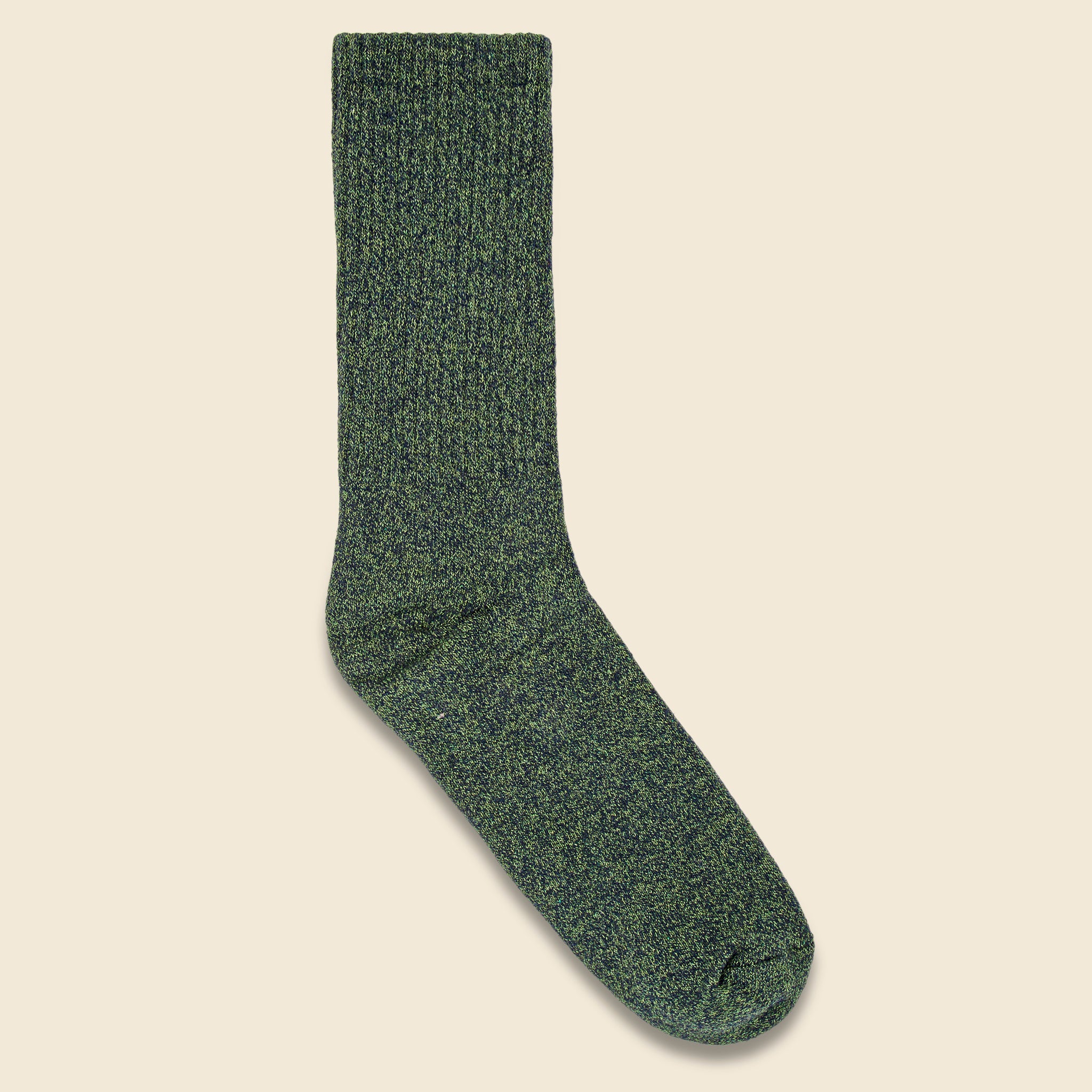Recycled Marled Sock - Evergreen Marl - American Trench - STAG Provisions - Accessories - Socks