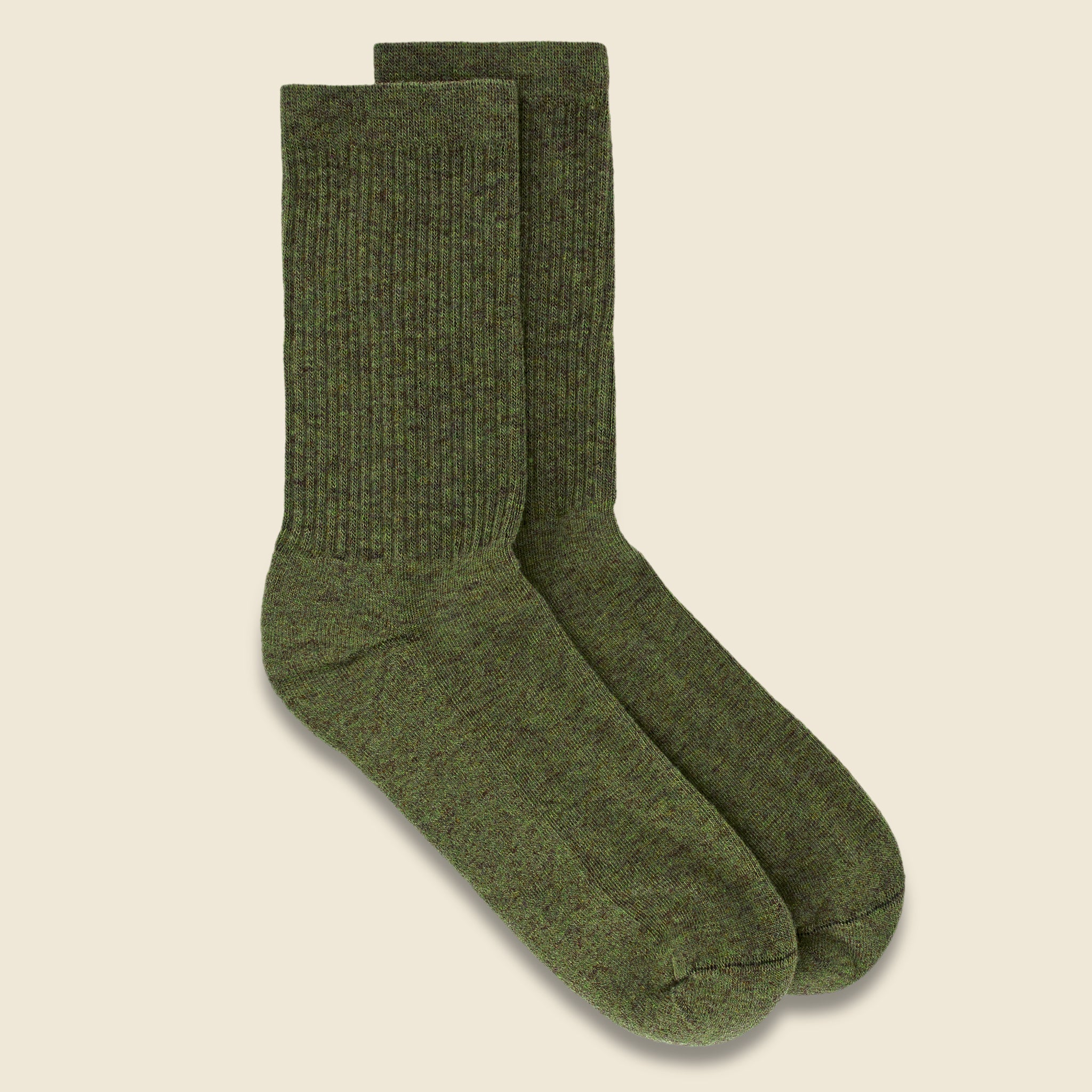 Merino Wool Crew Sock - Olive - American Trench - STAG Provisions - Accessories - Socks